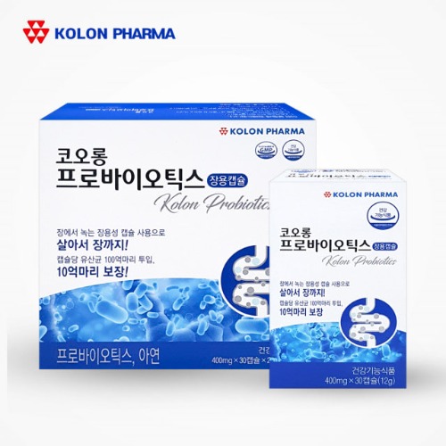 코오롱 프로바이오틱스 생유산균 캡슐 60캡슐