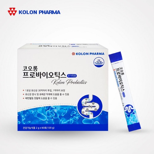 코오롱 프로바이오틱스 유산균 스틱 60포